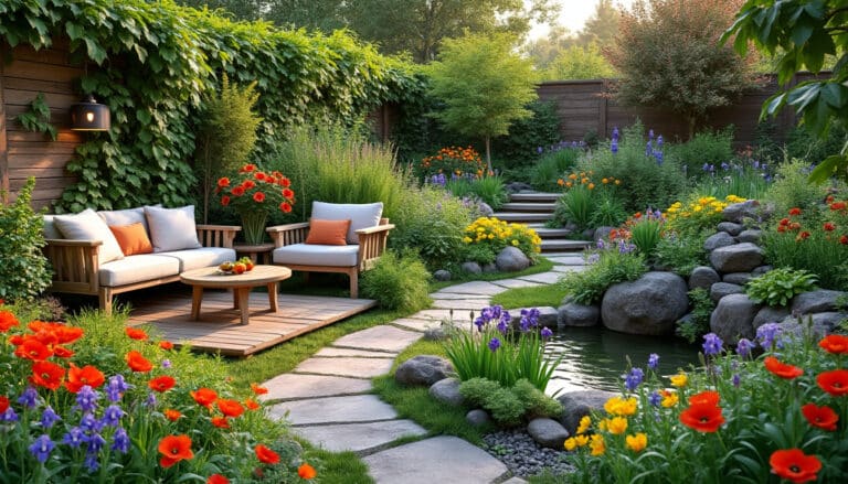 découvrez comment transformer un petit jardin en pente en un espace fonctionnel et esthétique grâce à un aménagement en trois niveaux. optimisez chaque mètre carré tout en créant des niveaux pratiques pour la plantation, la détente et le rangement.